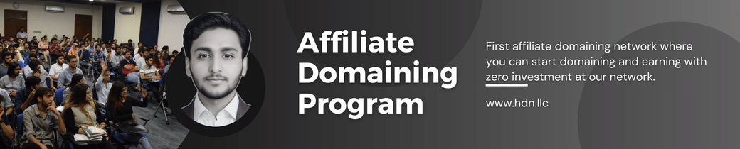 Affiliate Domaining Program